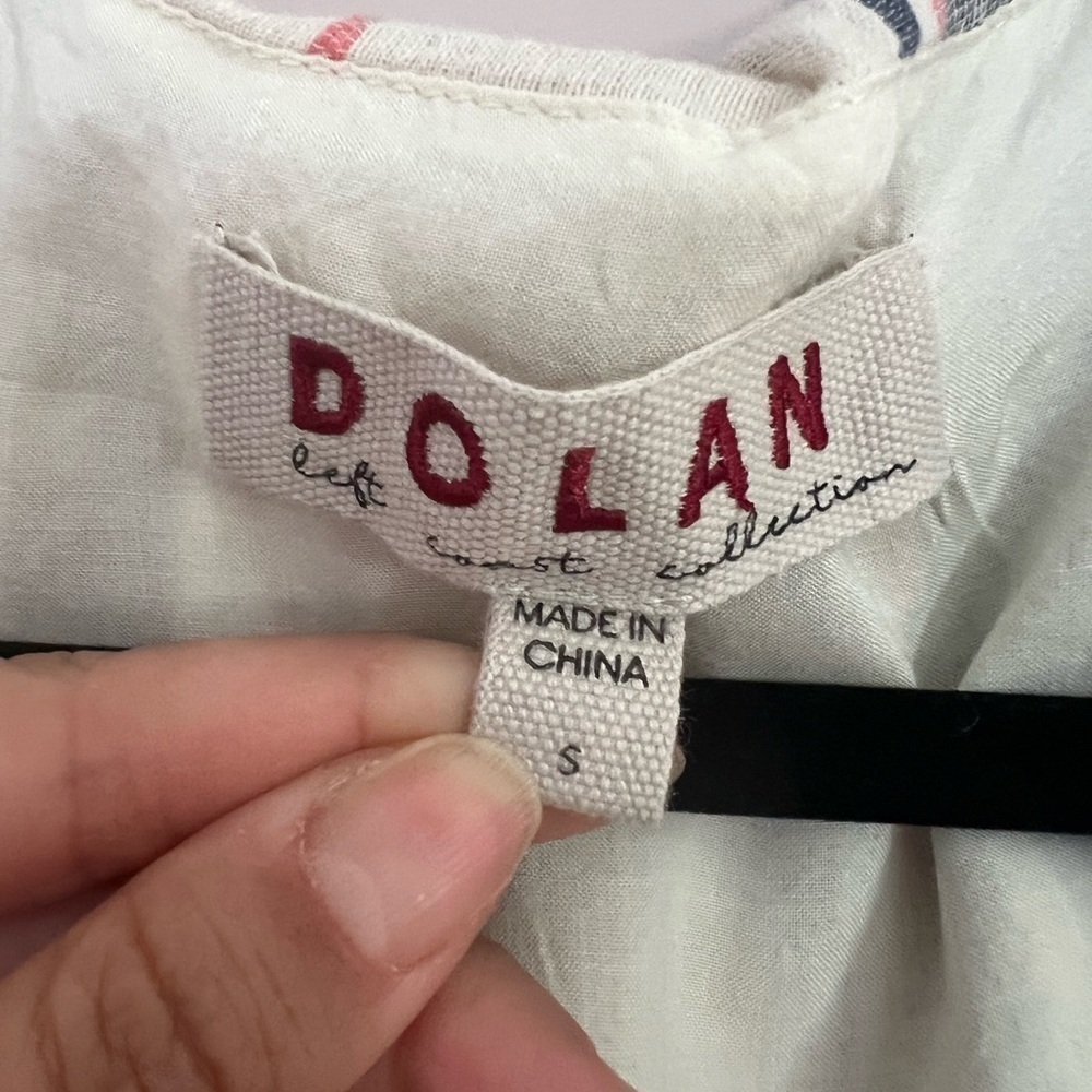 ANTHROPOLOGIE DOLAN Linen Striped Jumpsuit Sz S - Picture 5 of 6